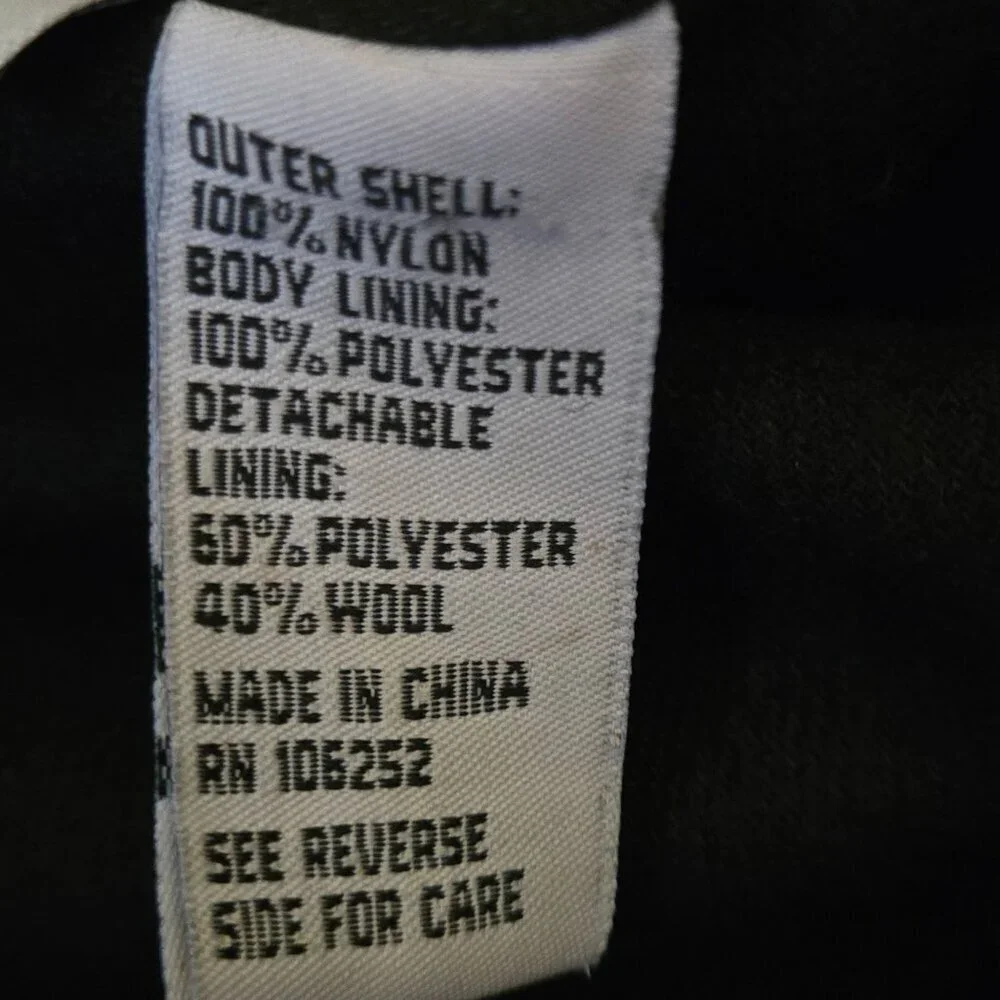 Jane Post NWT(Deadstock/Flawed) Exclusively Neiman Marcus Black Raincoat Size L